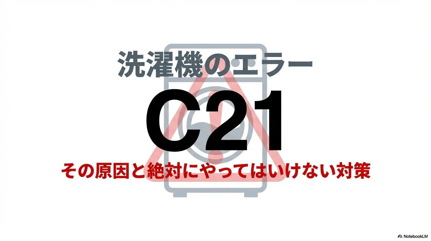 東芝の洗濯機エラーC21を磁石で解除？原因と対策