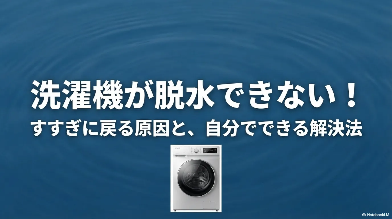 東芝の洗濯機が脱水できない！すすぎに戻る原因と対処法