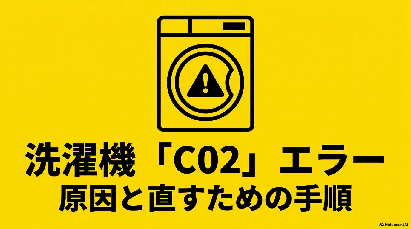 日立の洗濯機でC02が治らない原因と解決策